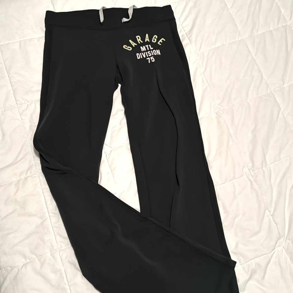 Vintage low rise flared training pants